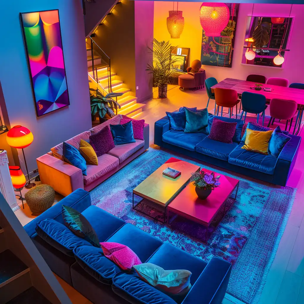 Waarom multicolour verlichting je interieur kan verbeteren